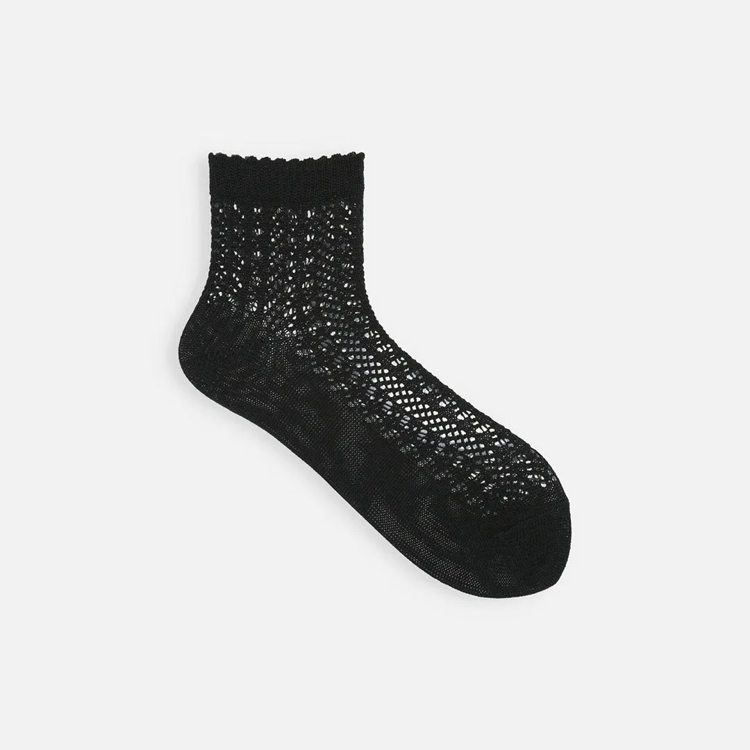 011132881 Irmack Mesh Ankle Socks M