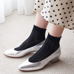 011132881 Irmack Mesh Ankle Socks M