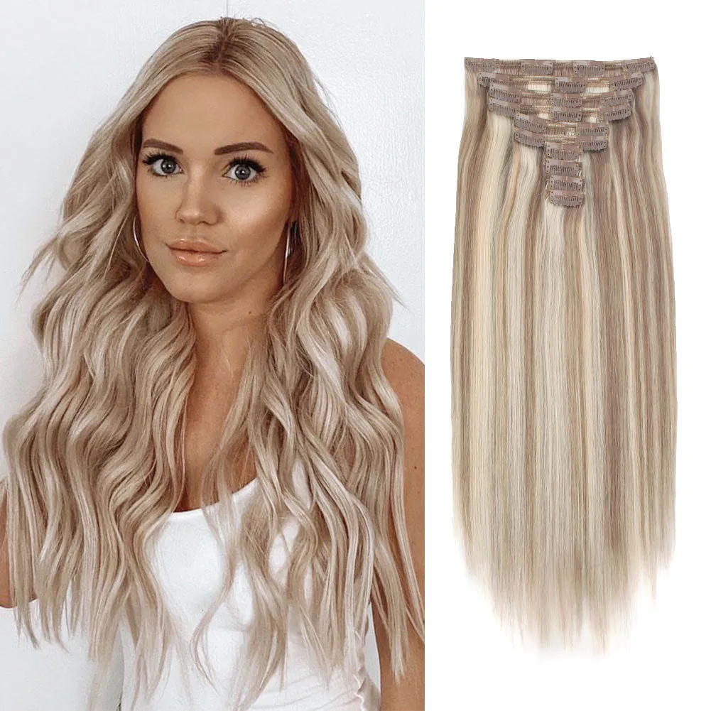 160g Highlights 8/60# Clip In Hair Extensions