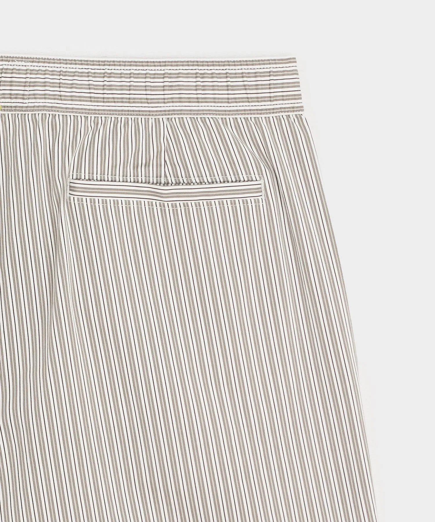 5" Striped Poplin Short