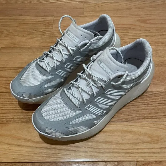Adidas Adizero Aruku Cloud White/Silver Metallic 10 Mens Sneakers
