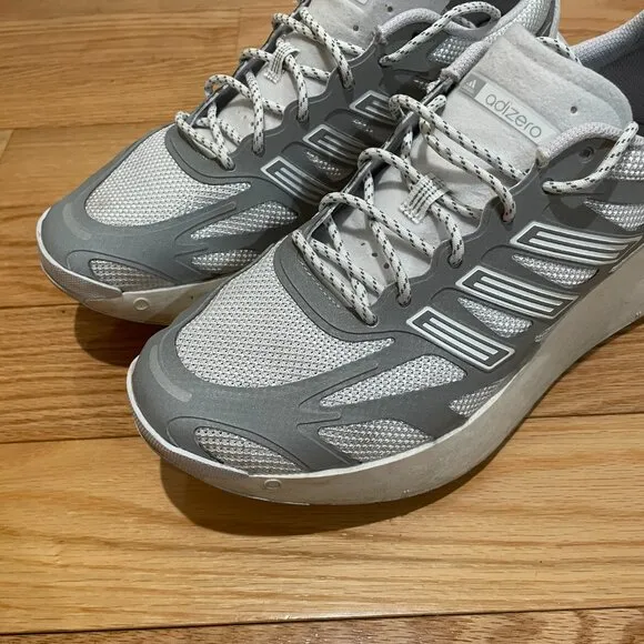 Adidas Adizero Aruku Cloud White/Silver Metallic 10 Mens Sneakers