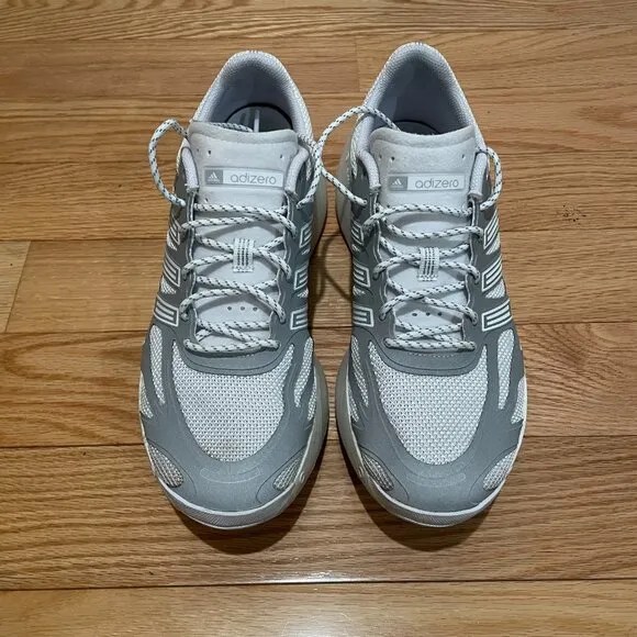 Adidas Adizero Aruku Cloud White/Silver Metallic 10 Mens Sneakers
