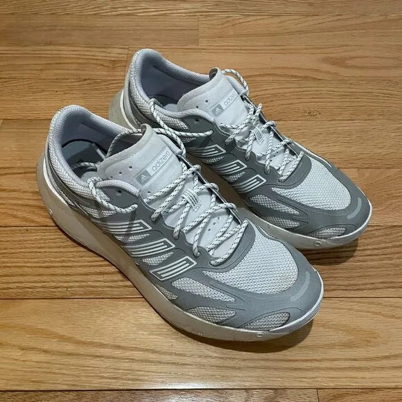 Adidas Adizero Aruku Cloud White/Silver Metallic 10 Mens Sneakers