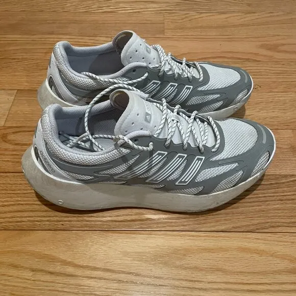 Adidas Adizero Aruku Cloud White/Silver Metallic 10 Mens Sneakers