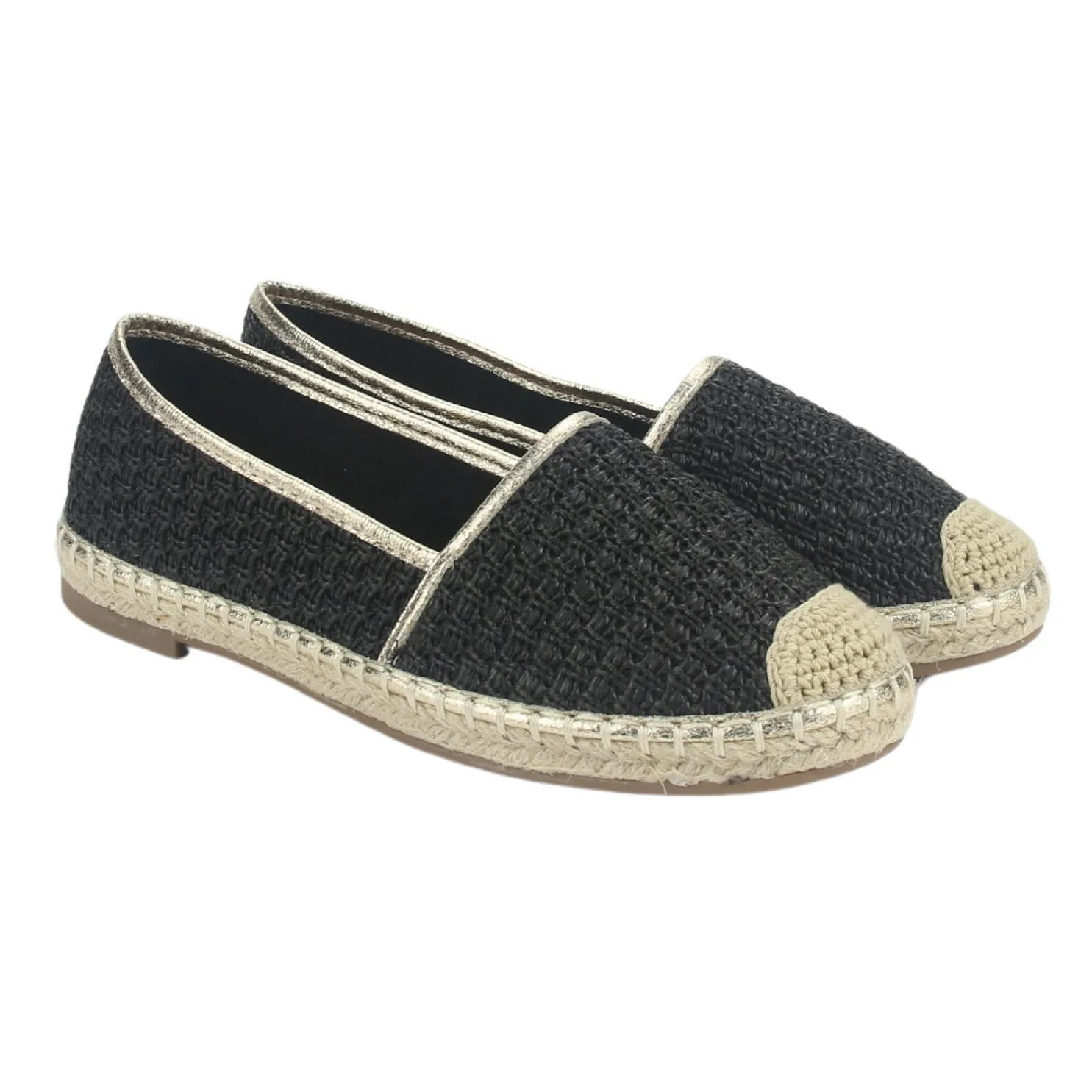 Alpargatas Chalada Mujer Poetto-1 Negro Casual