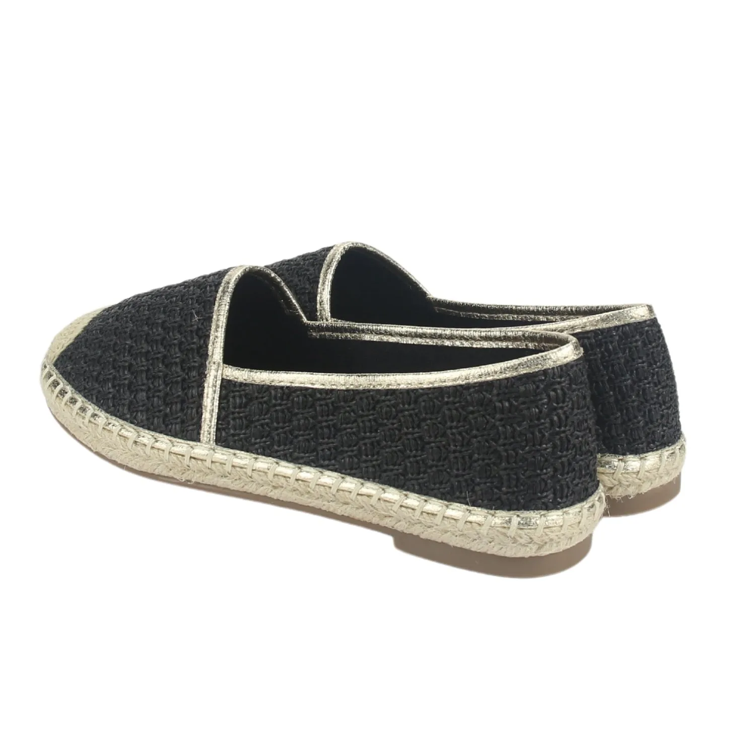 Alpargatas Chalada Mujer Poetto-1 Negro Casual