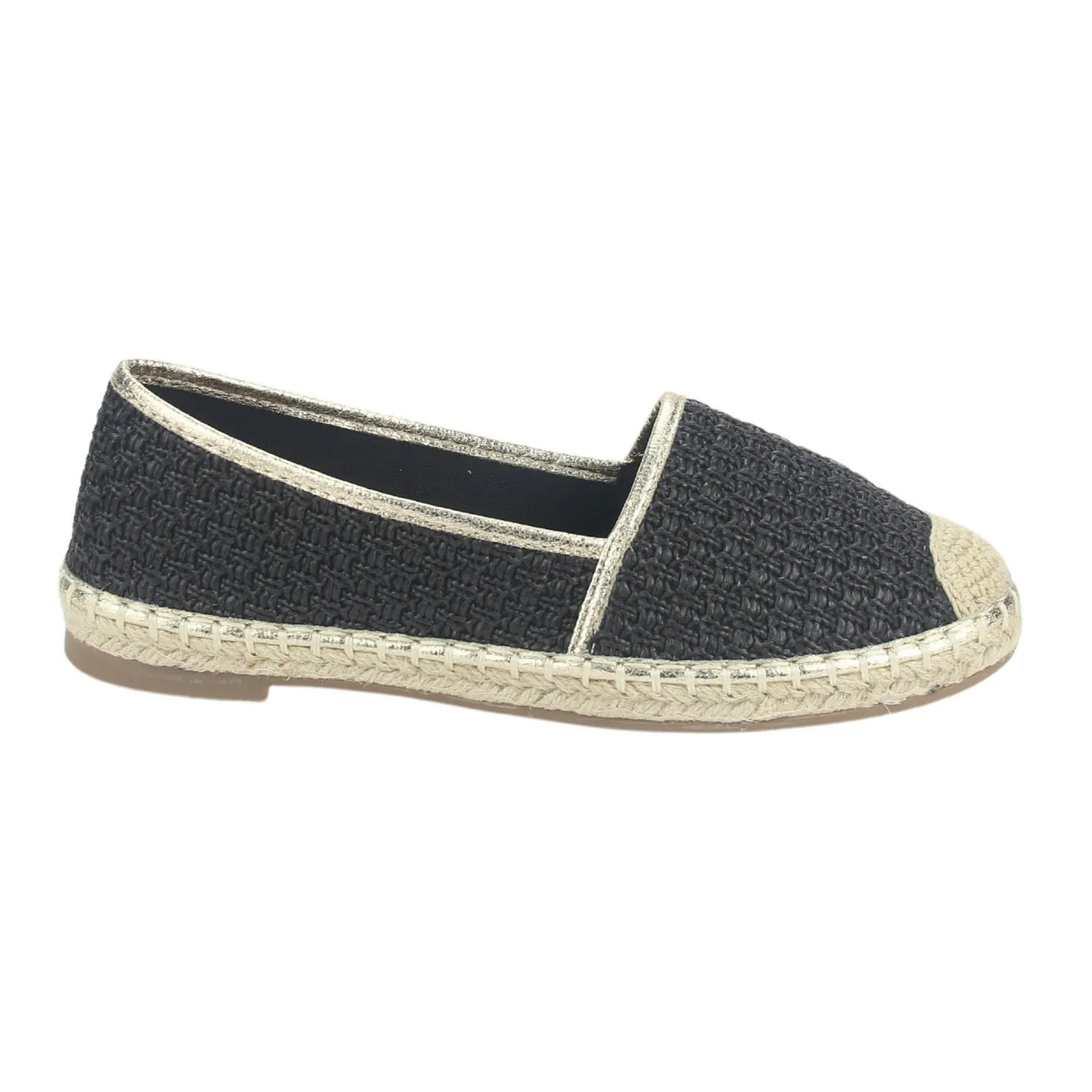 Alpargatas Chalada Mujer Poetto-1 Negro Casual