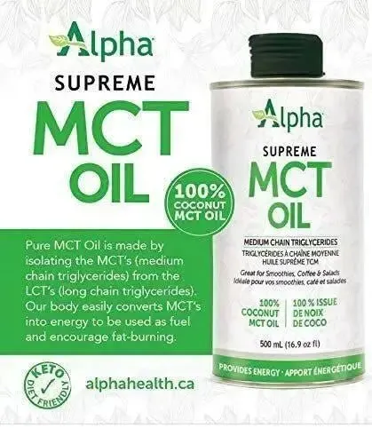 Alpha Health Organic MCT Oil