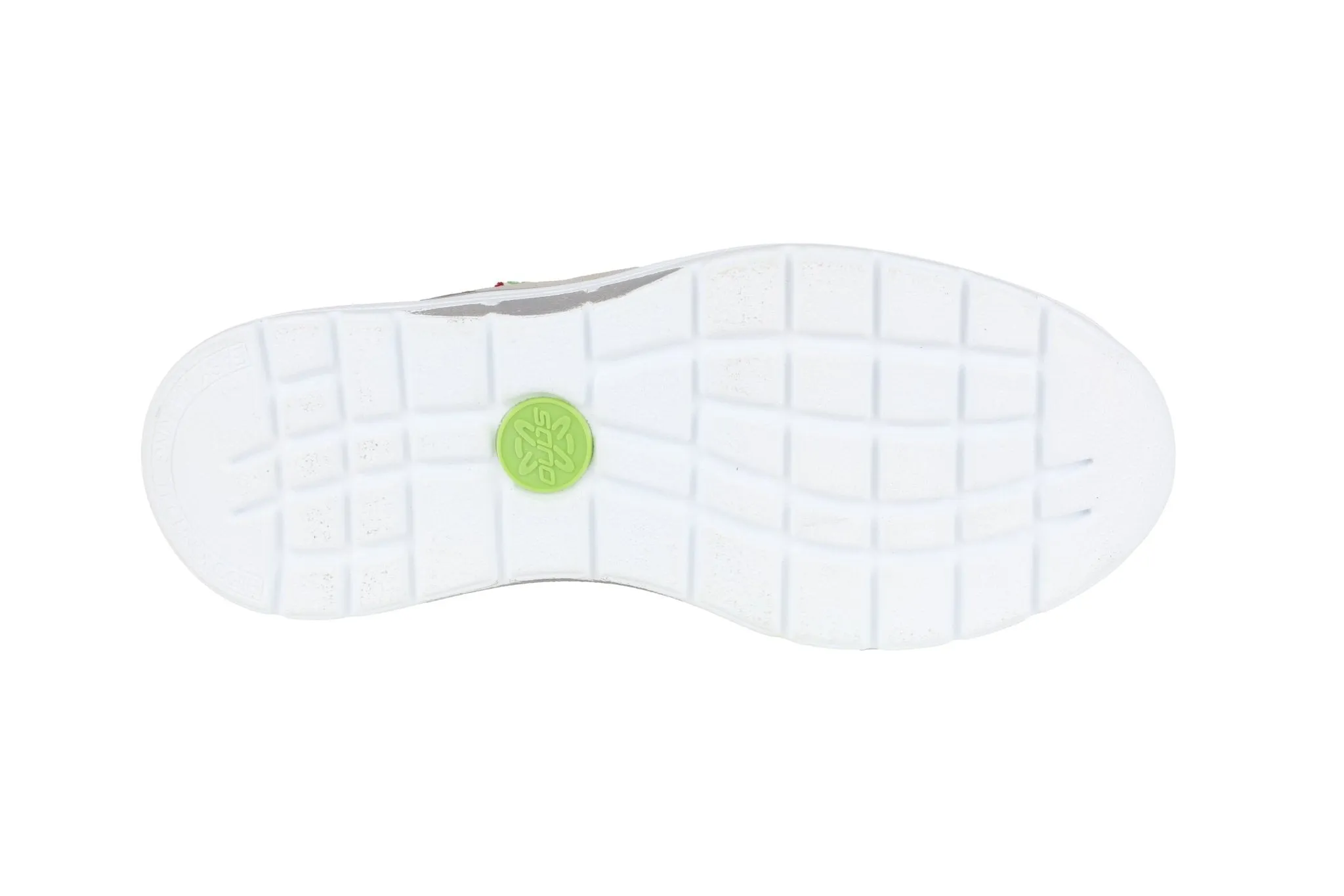 'Amory' men's wide fit (H} walking rolling sneaker - grey white