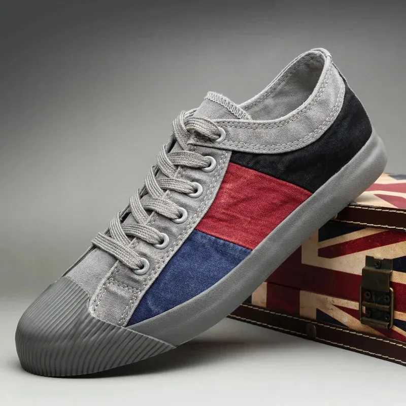 Andrew | Claude Monet Low-Top Canvas Sneakers