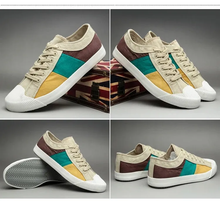 Andrew | Claude Monet Low-Top Canvas Sneakers
