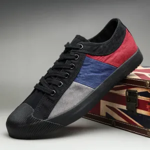 Andrew | Claude Monet Low-Top Canvas Sneakers
