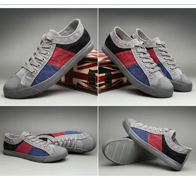 Andrew | Claude Monet Low-Top Canvas Sneakers
