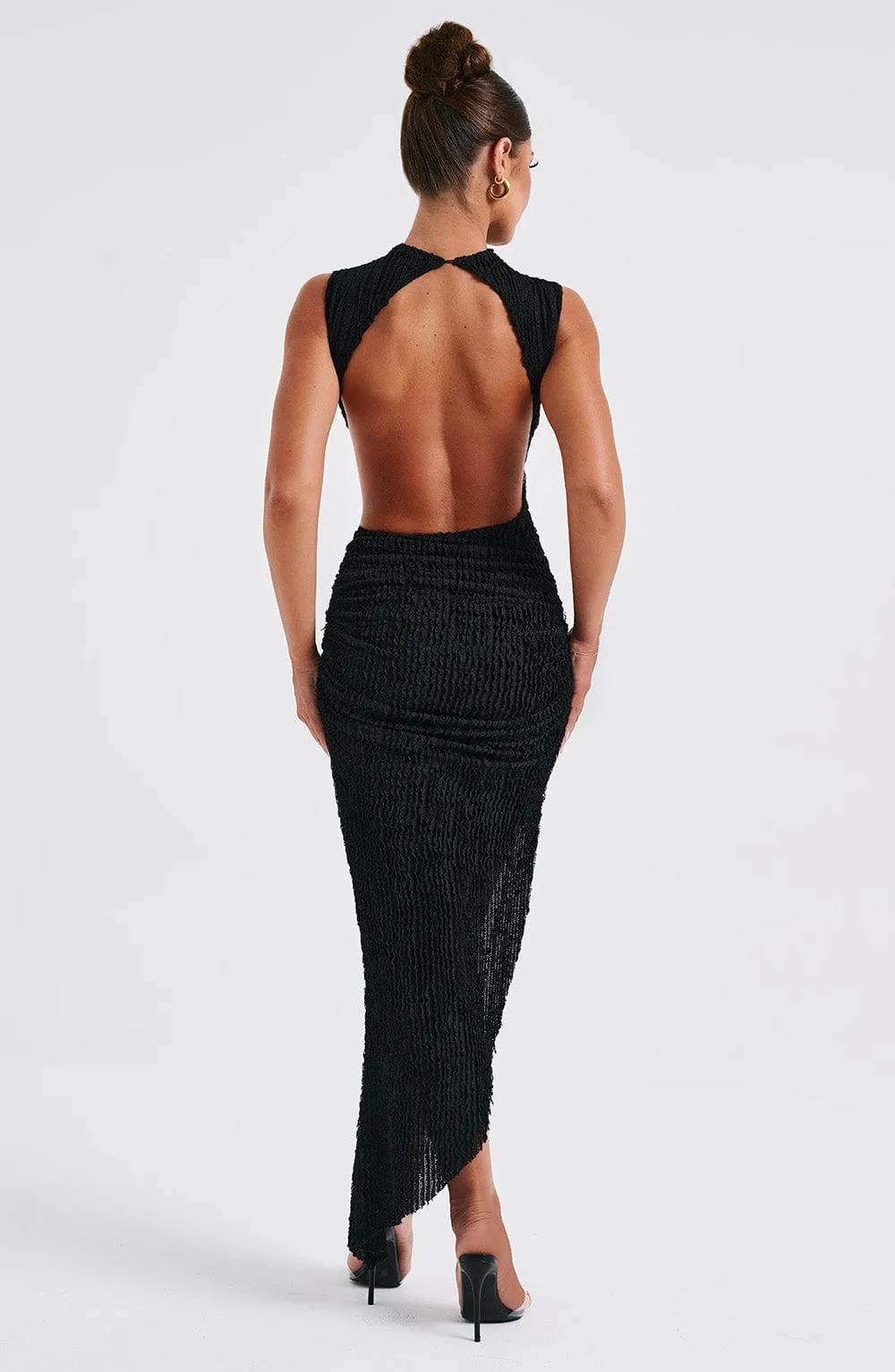 Artemis Midi Dress - Black