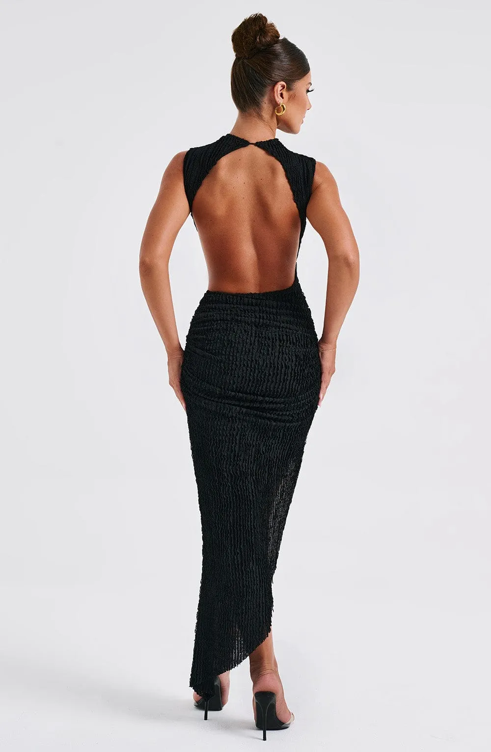 Artemis Midi Dress - Black