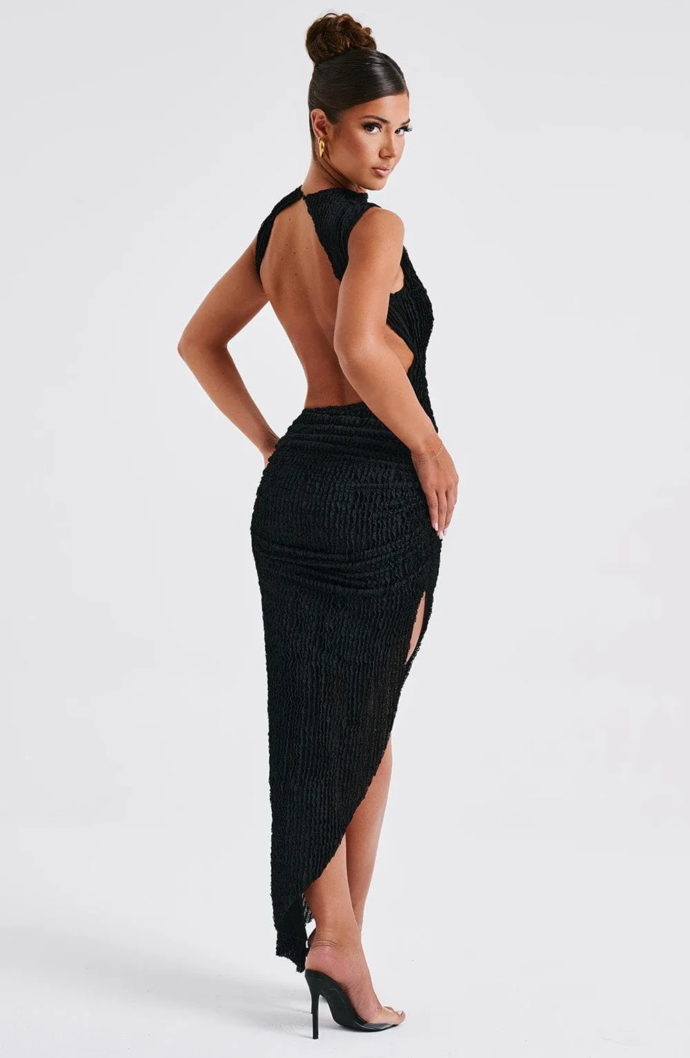 Artemis Midi Dress - Black