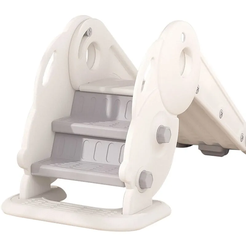 Baby and Toddler's First Slide | High Safety Rail | Indoor & Outdoor | Grey | 12-36m
