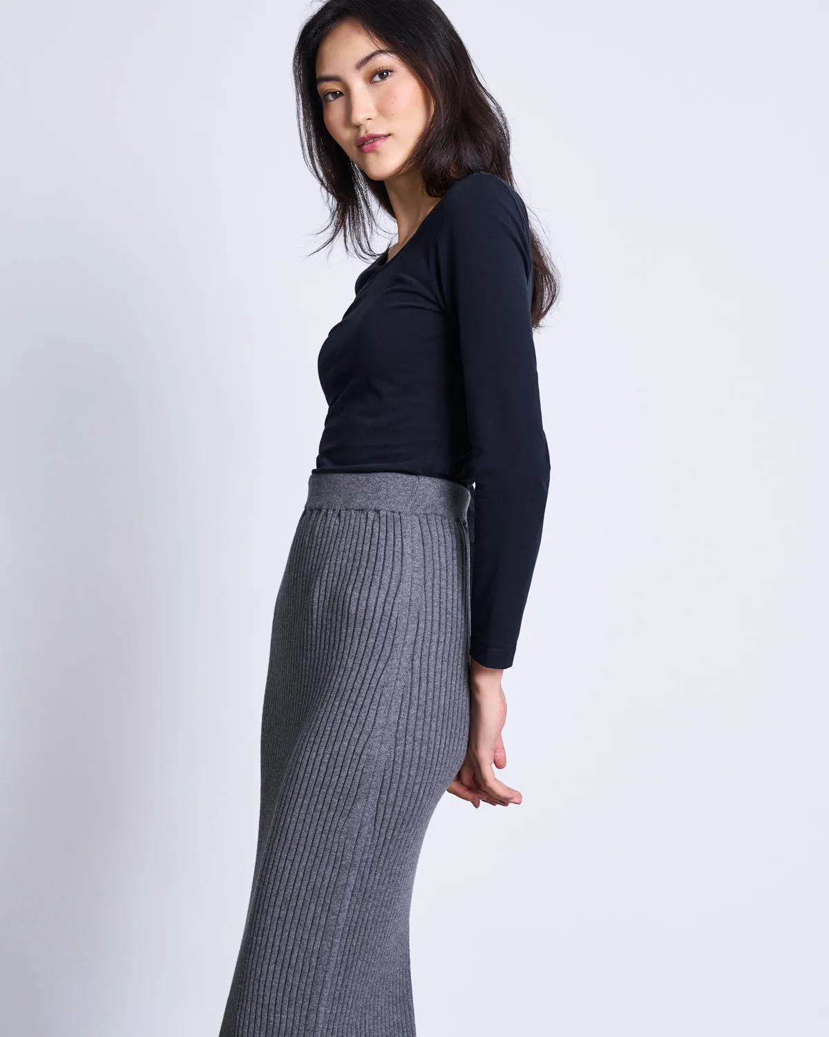 BALLERINA LONGSLEEVE LEON SOFT BLACK GOTS