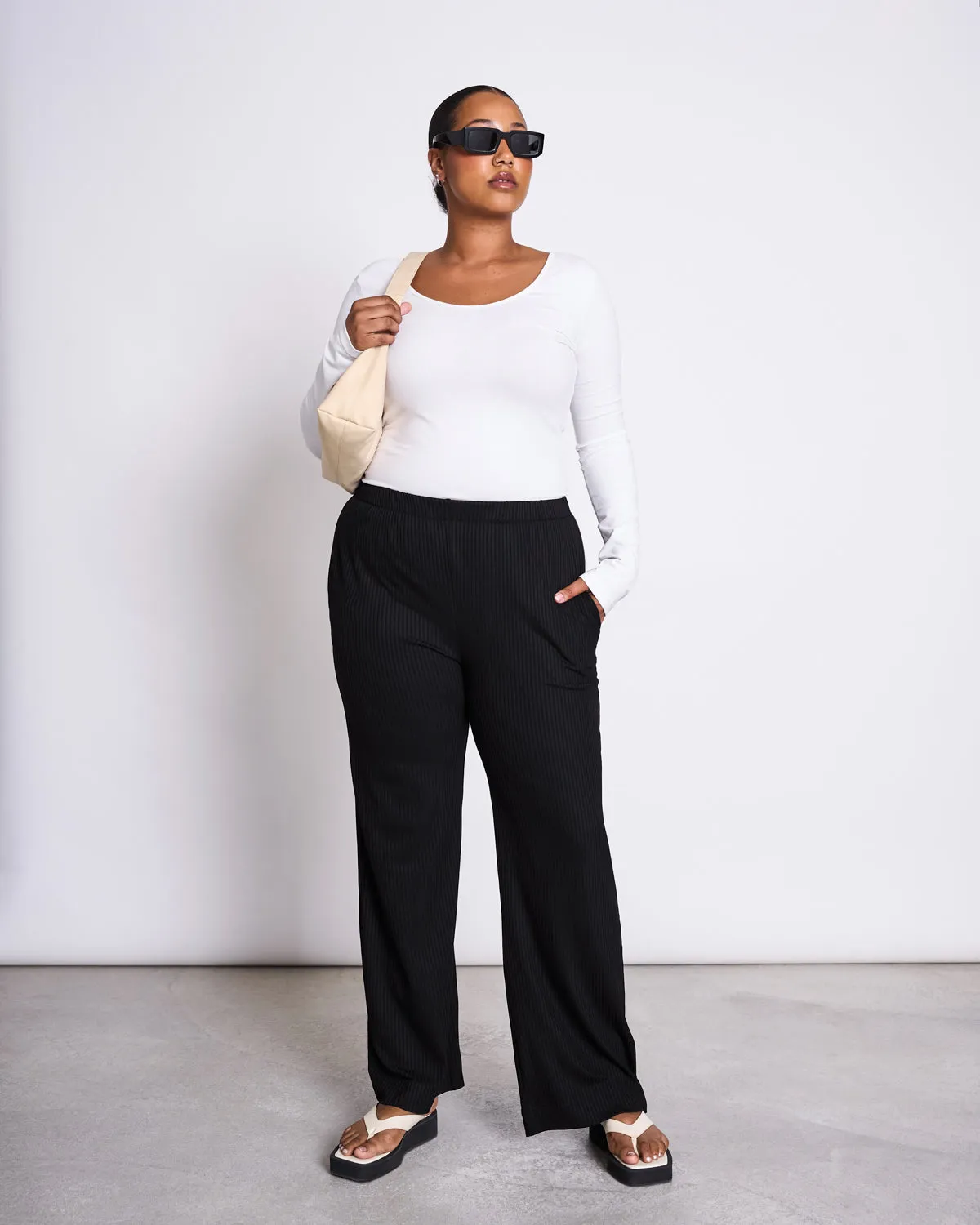 BALLERINA LONGSLEEVE LEON SOFT WHITE GOTS
