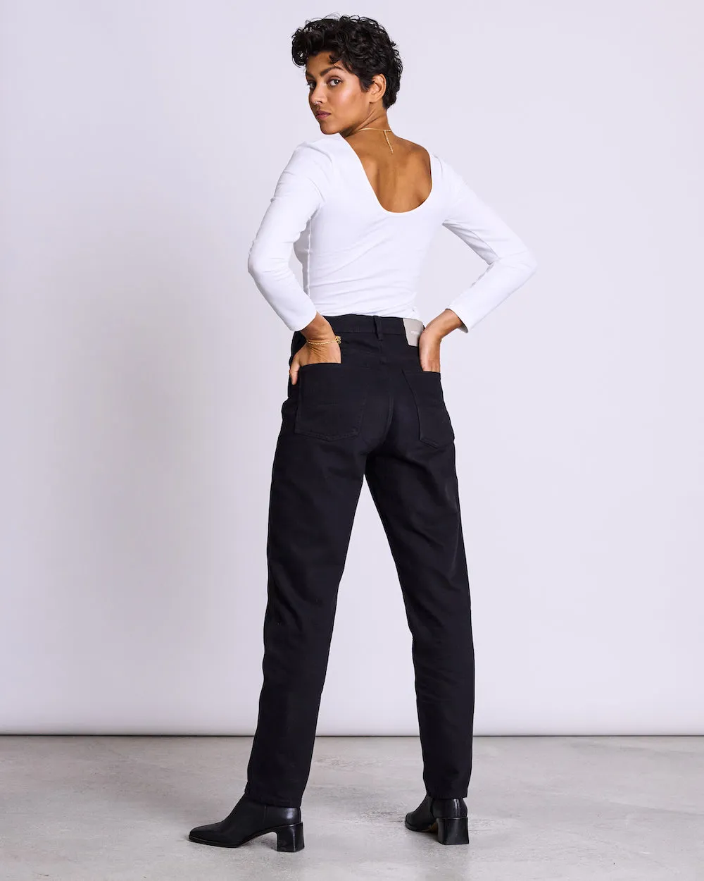 BALLERINA LONGSLEEVE LEON SOFT WHITE GOTS