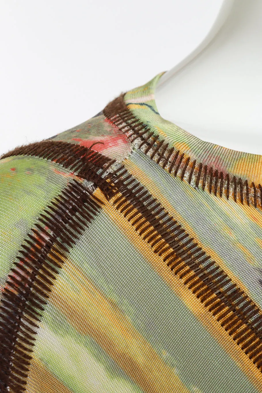 Ballerina Print Poncho