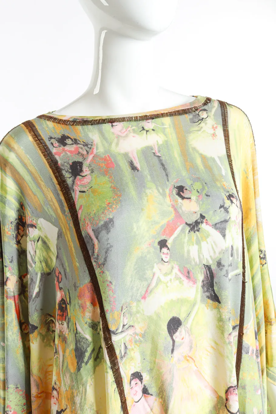 Ballerina Print Poncho