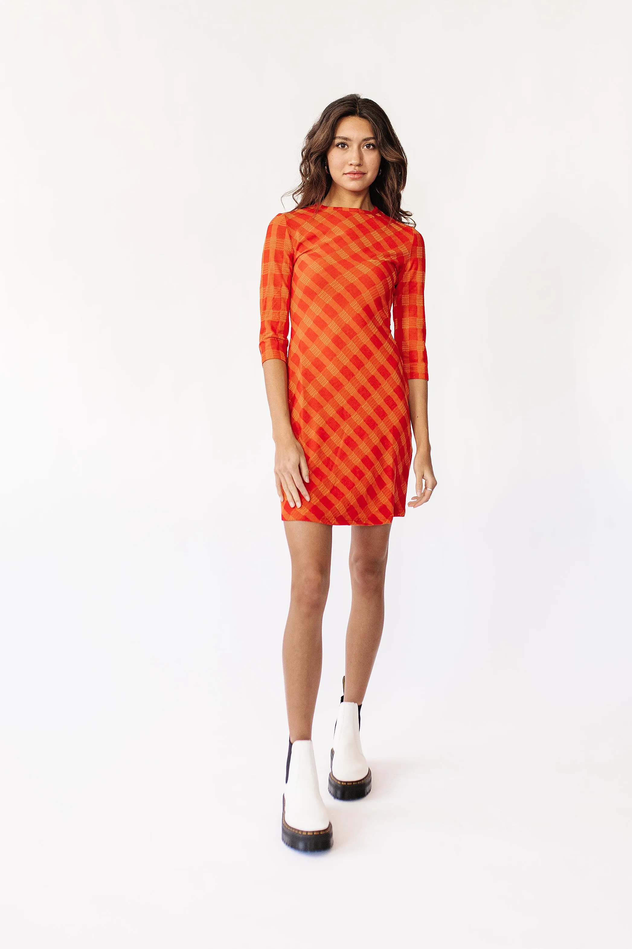 Beauty Game Checked Dress