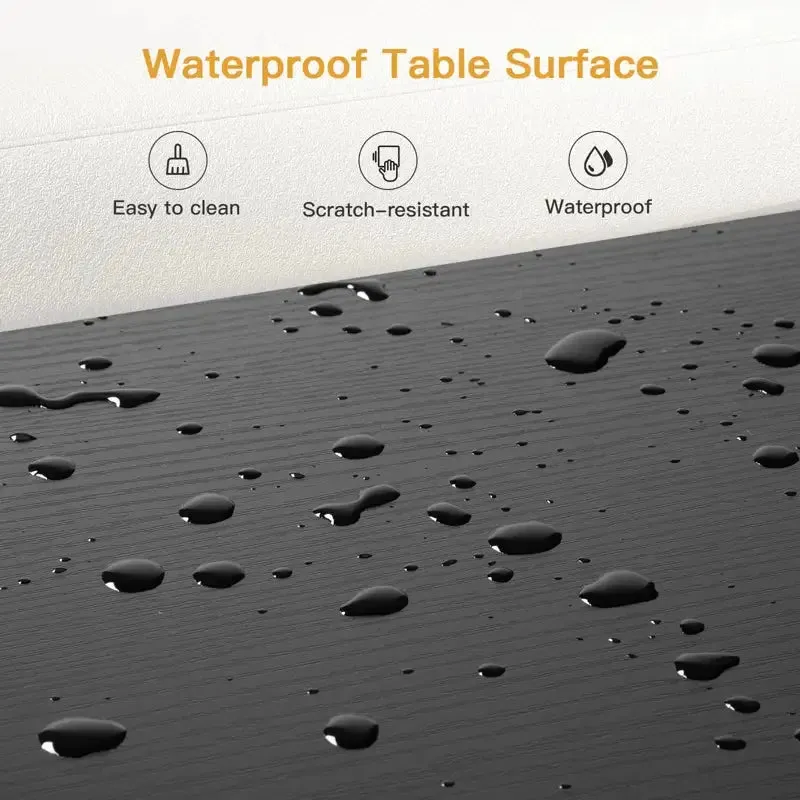 Black Extendable Coffee Table with Hidden Storage