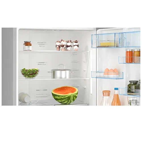Bosch Series 6 Silver 75cm 521L Freestanding Fridge Freezer KGN76CI30U