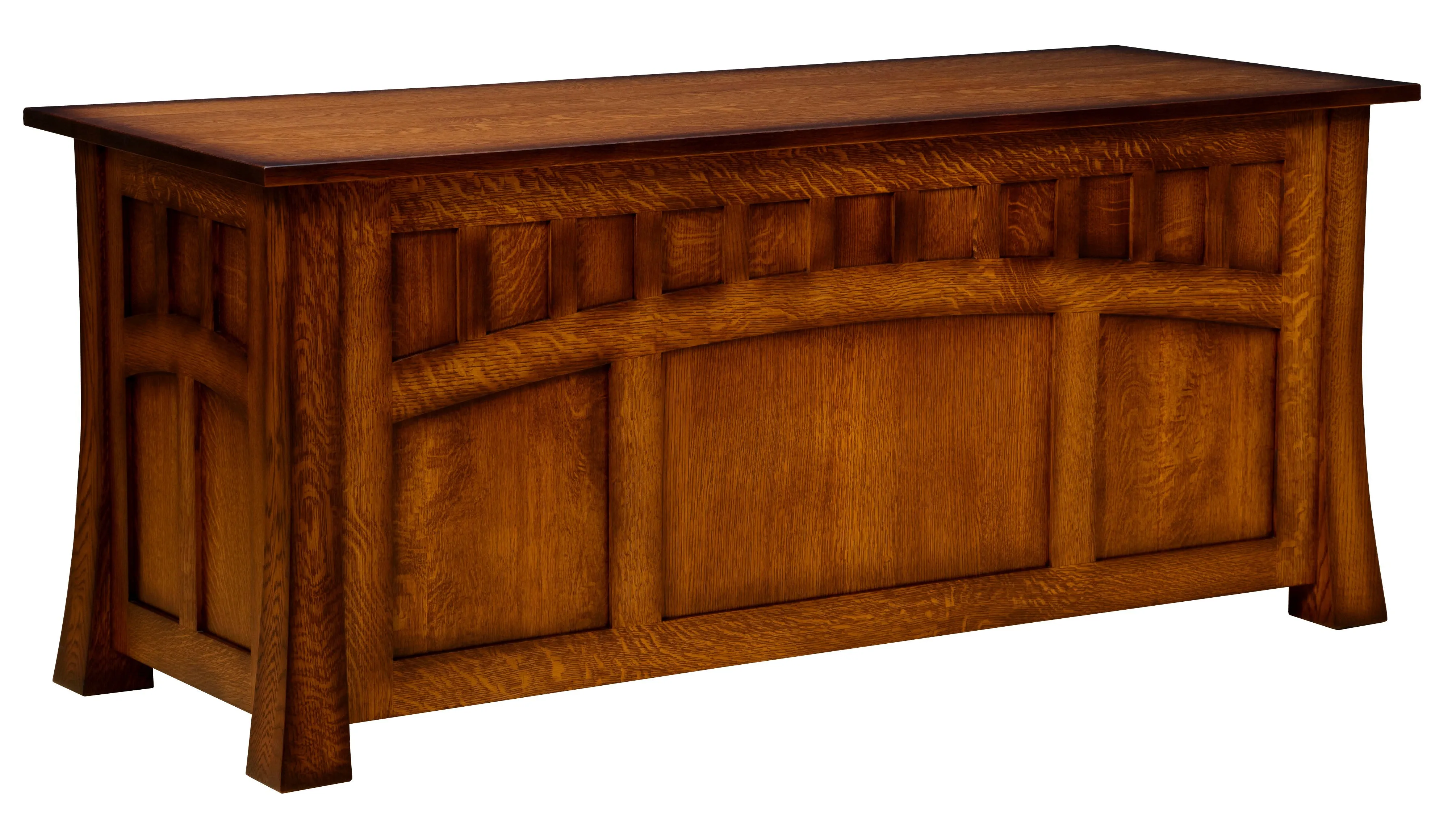 Bridgefort Mission - Amish Hardwood Executive Desk