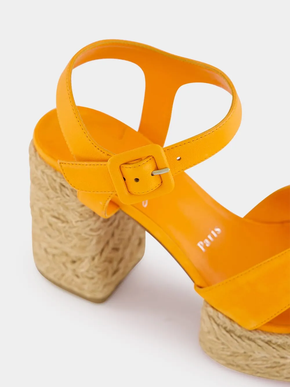 Calakala 85 mm Orange Espadrilles