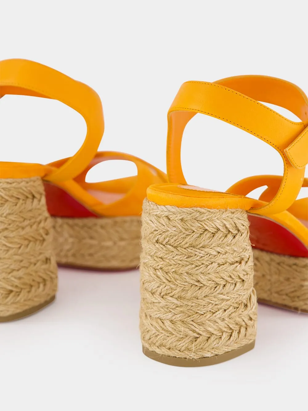 Calakala 85 mm Orange Espadrilles