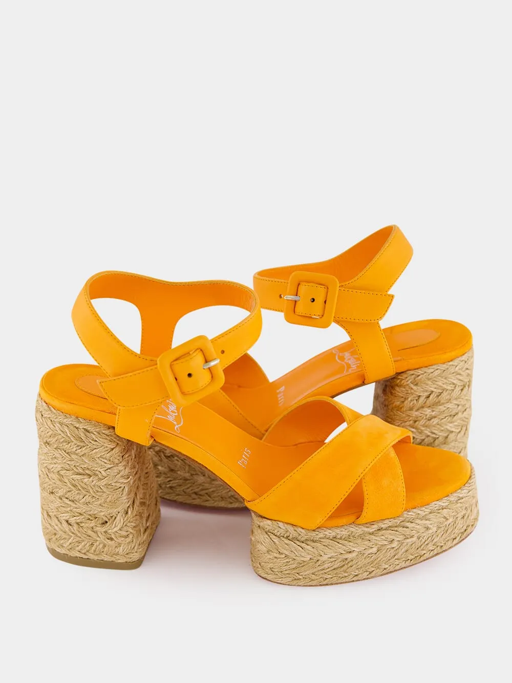 Calakala 85 mm Orange Espadrilles