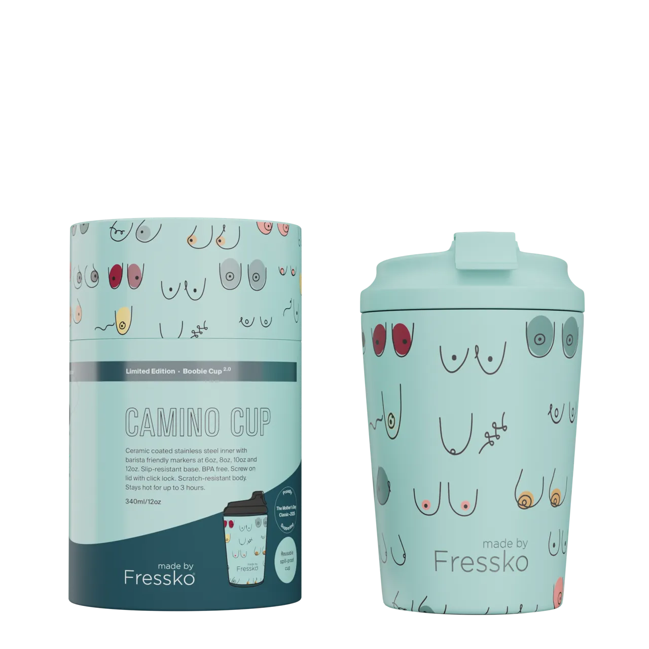 Camino Boobie Breezy - Ceramic 340ml/12oz