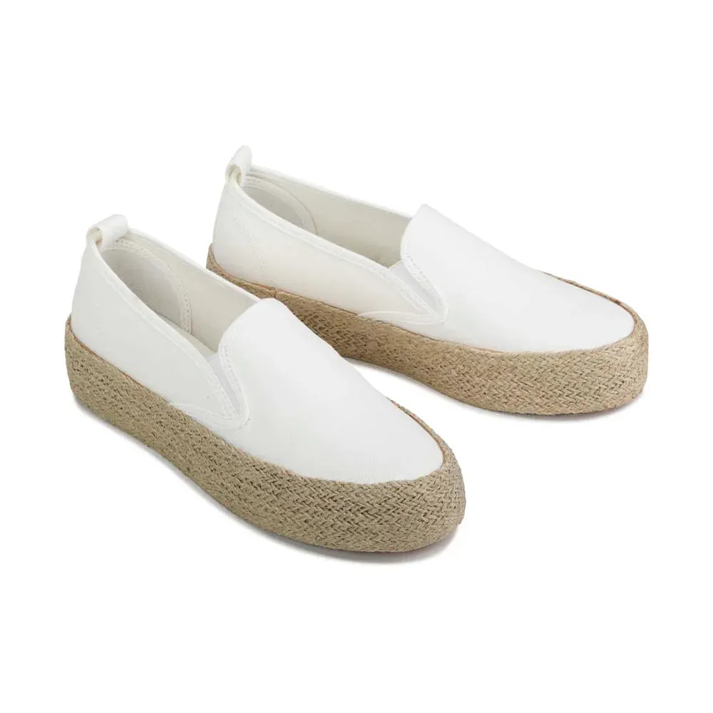 Candi Espadrille White
