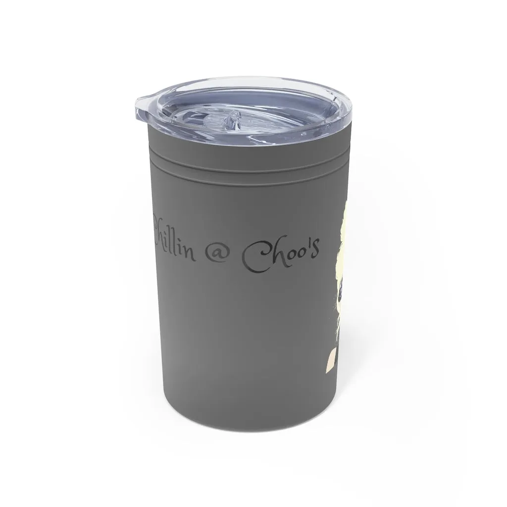 Chillin @ Choo's Choo Choo Logo CCN Vacuum Tumbler & Insulator, 11oz.
