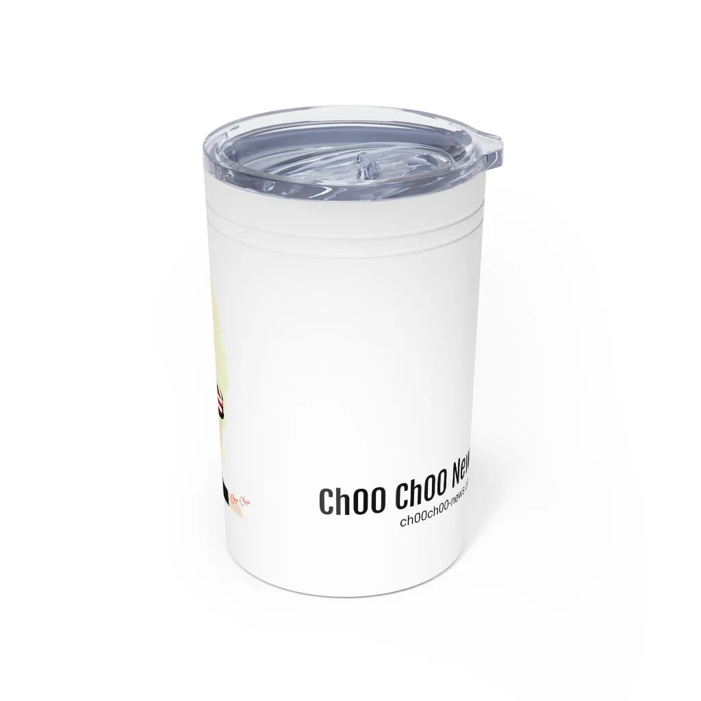 Chillin @ Choo's Choo Choo Logo CCN Vacuum Tumbler & Insulator, 11oz.
