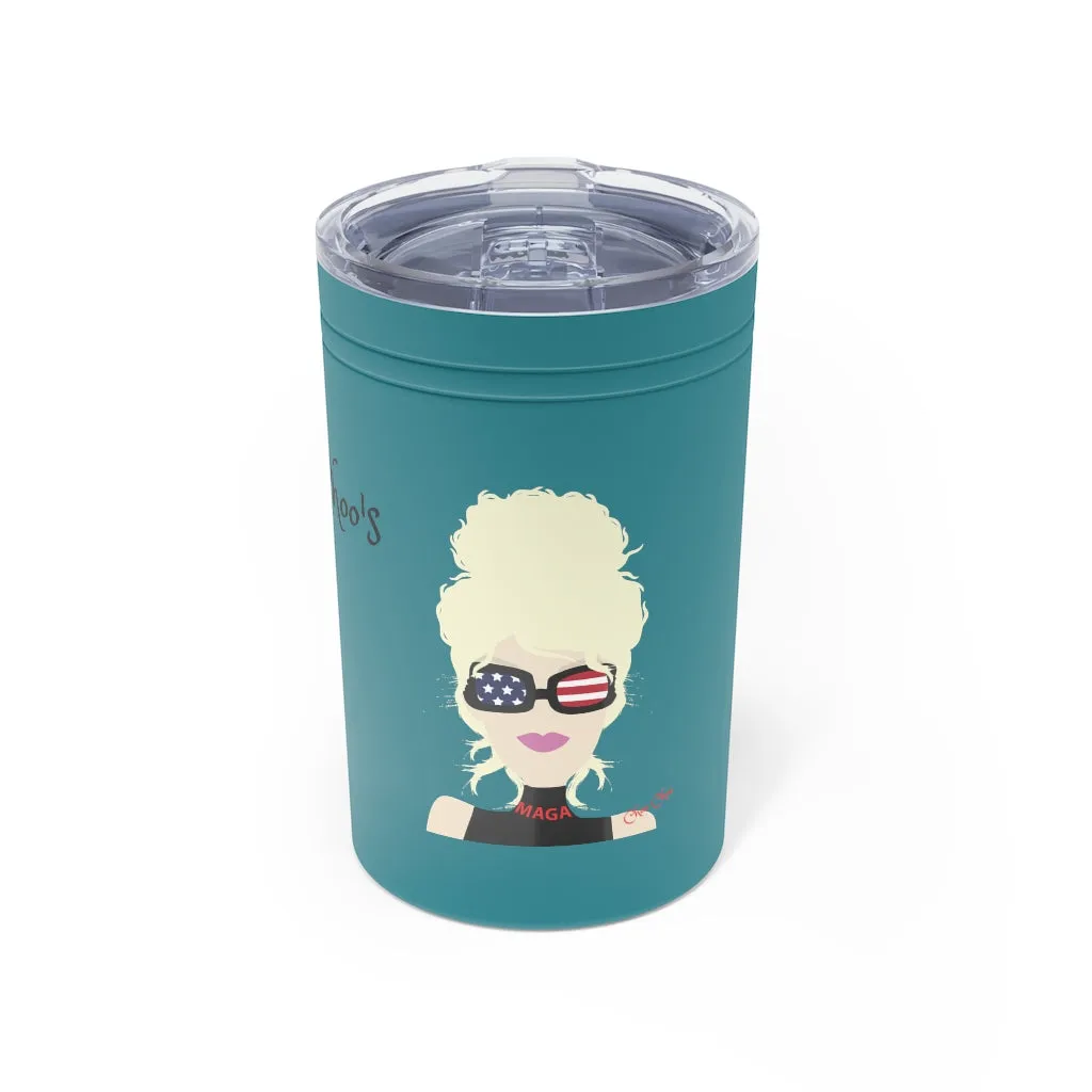 Chillin @ Choo's Choo Choo Logo CCN Vacuum Tumbler & Insulator, 11oz.