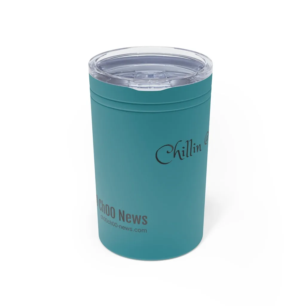 Chillin @ Choo's Choo Choo Logo CCN Vacuum Tumbler & Insulator, 11oz.