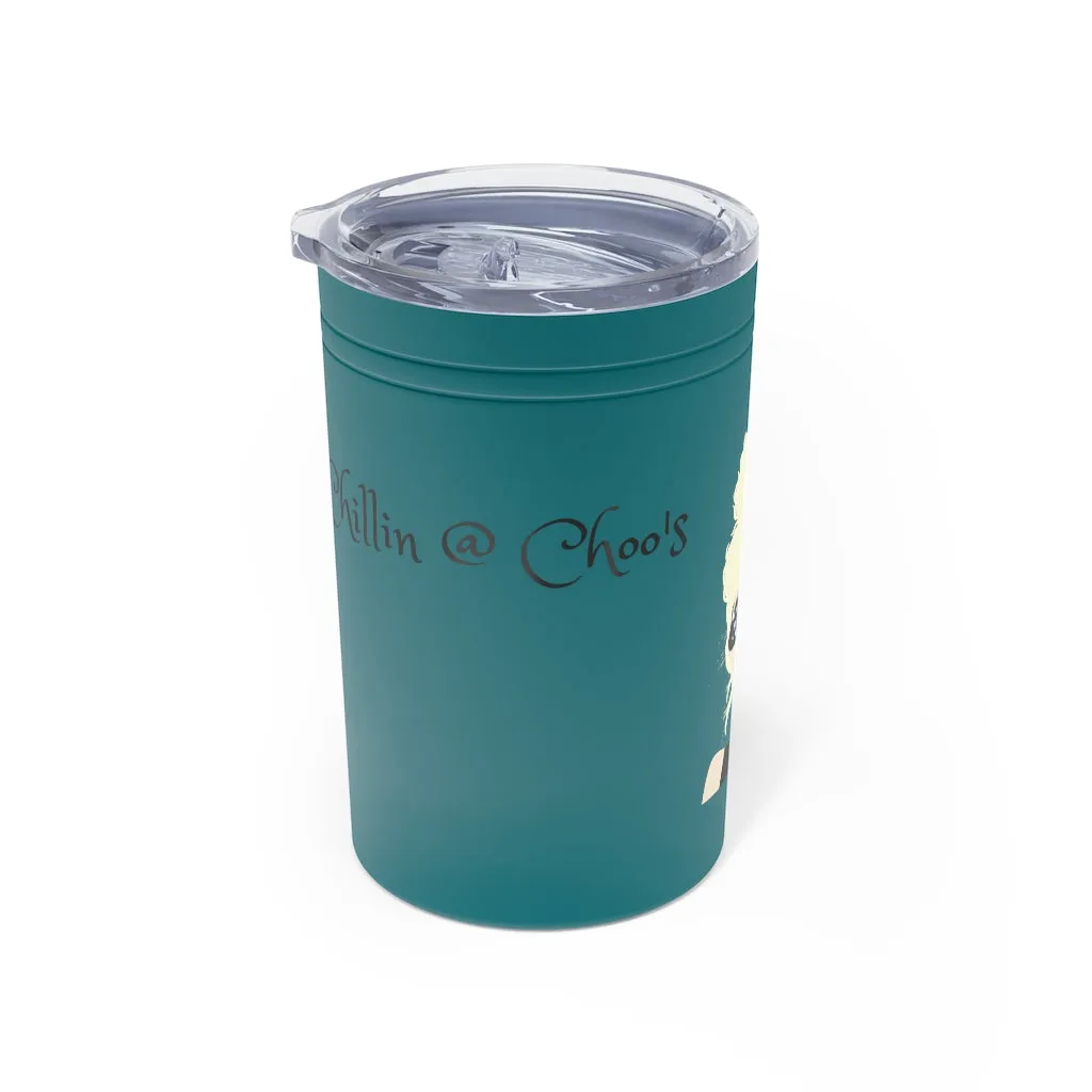 Chillin @ Choo's Choo Choo Logo CCN Vacuum Tumbler & Insulator, 11oz.