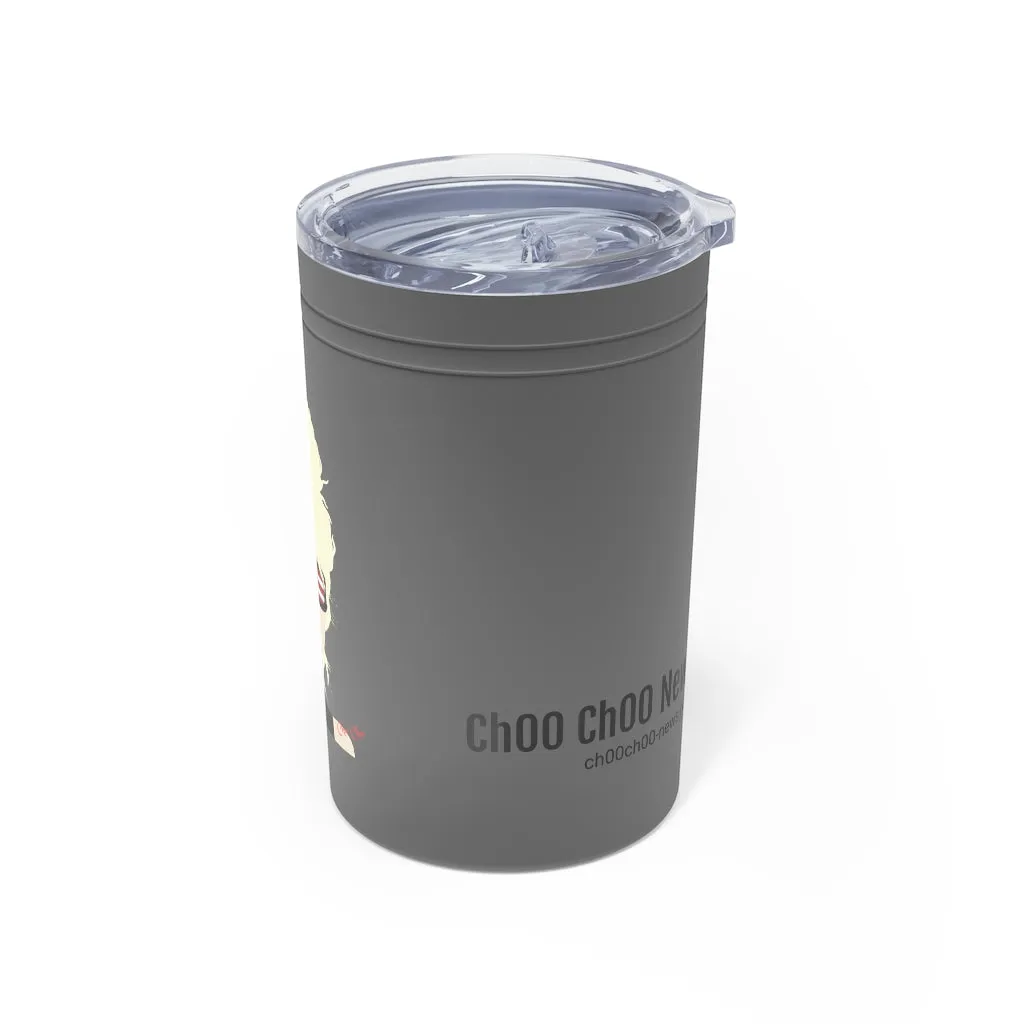 Chillin @ Choo's Choo Choo Logo CCN Vacuum Tumbler & Insulator, 11oz.