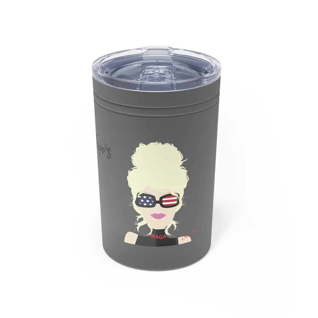 Chillin @ Choo's Choo Choo Logo CCN Vacuum Tumbler & Insulator, 11oz.