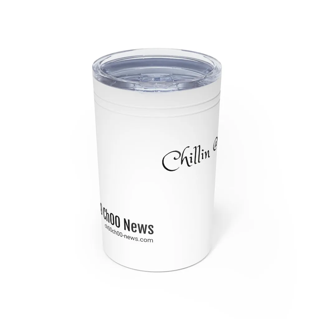 Chillin @ Choo's Choo Choo Logo CCN Vacuum Tumbler & Insulator, 11oz.