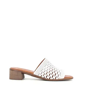 Cinders Edit Trellis Mule White