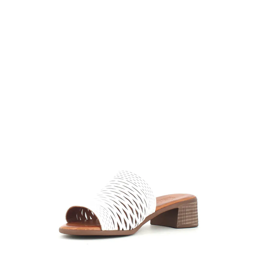 Cinders Edit Trellis Mule White