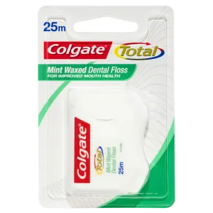 Colgate Total Mint Waxed Dental Floss 25m