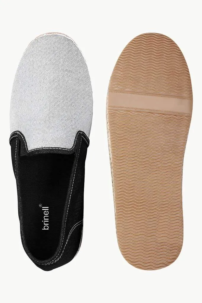 Colorblock Twill Espadrilles