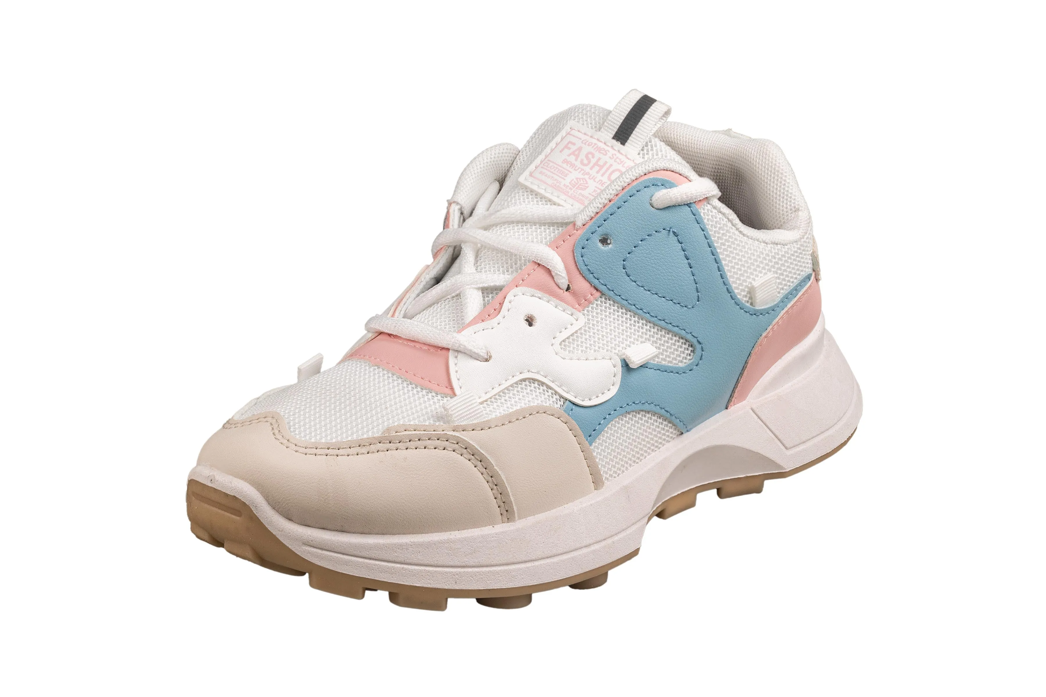 Comfort Walk Ladies Beige Sports Shoe