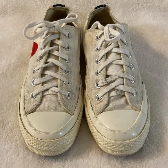 Comme des Garcons PLAY x Converse Hidden Heart Low Top Sneaker